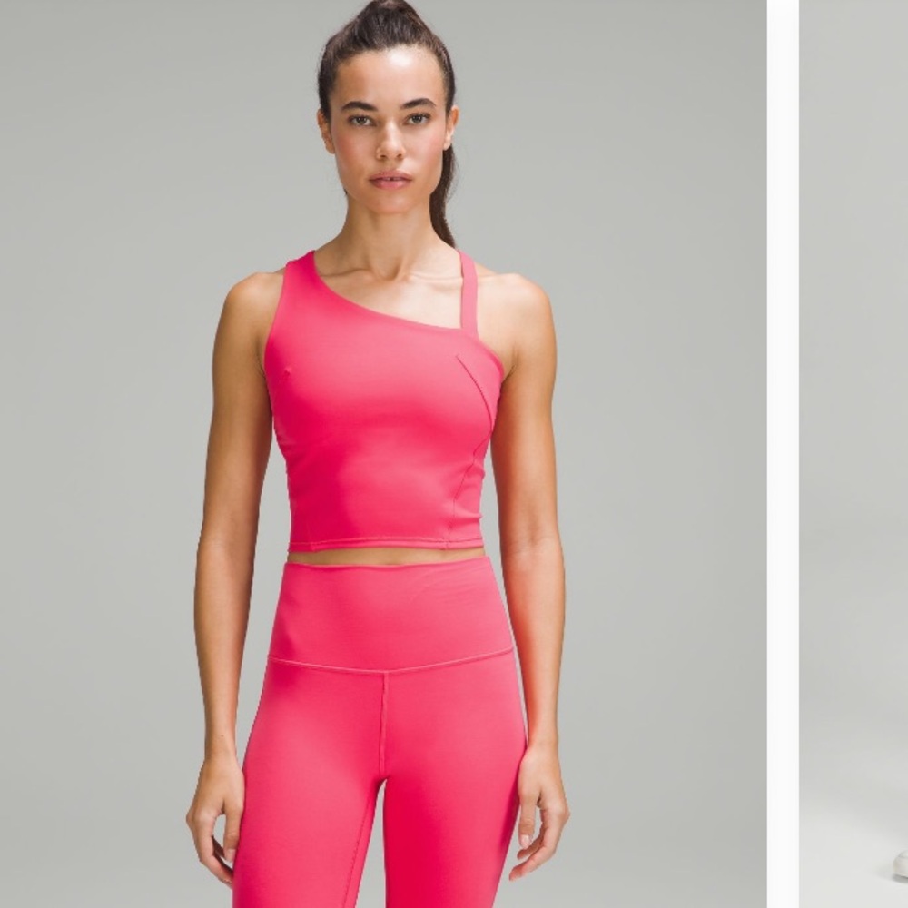 Lululemon hot pink tennis tank size 6
